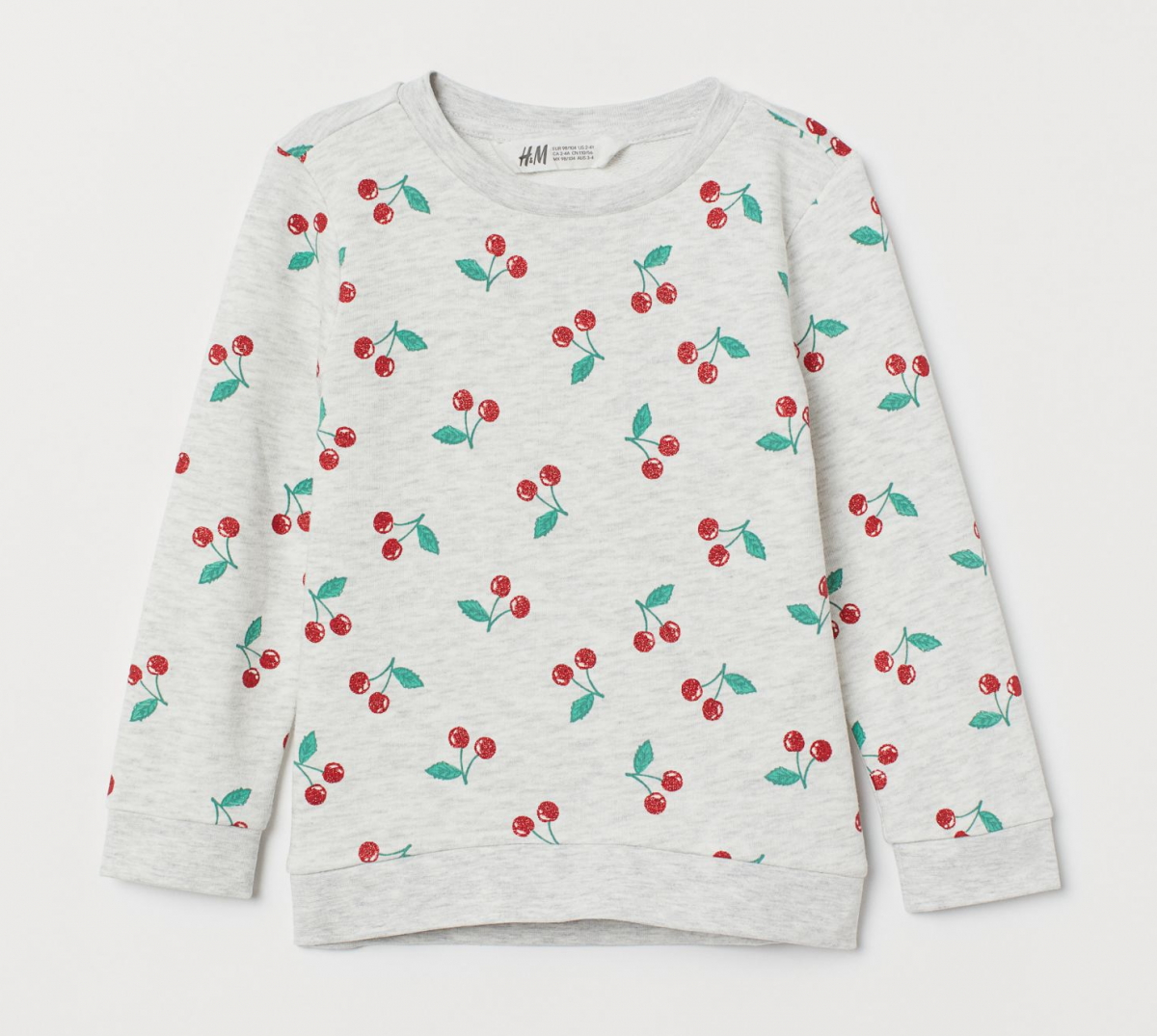 

Свитшот для девочки H&M 0749098001 98 см, 104 см Серый 66438
