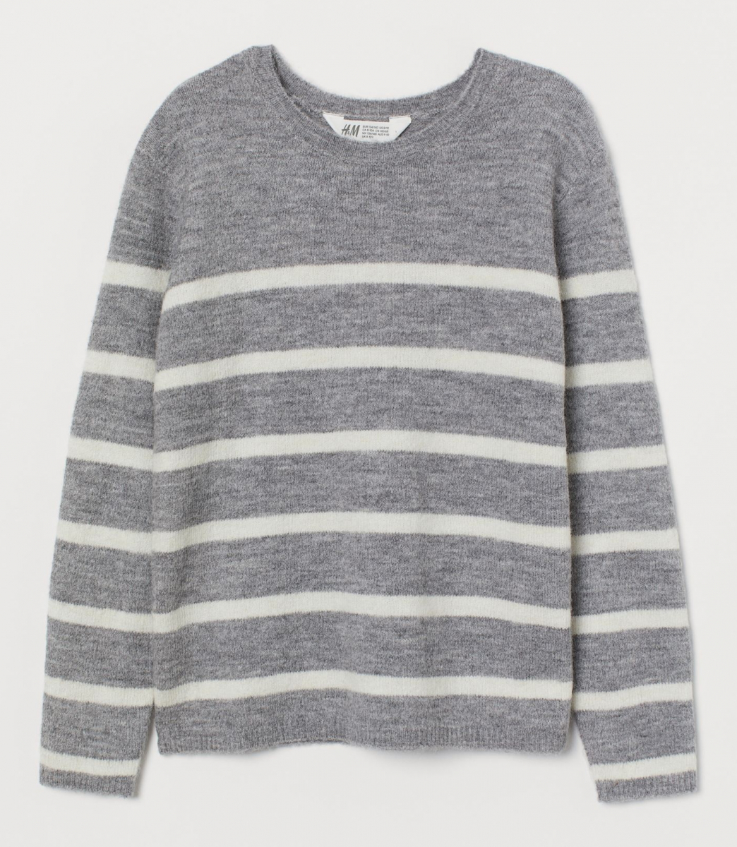 

Джемпер для девочки H&M 0865793004 146-152 СМ Серый 66380