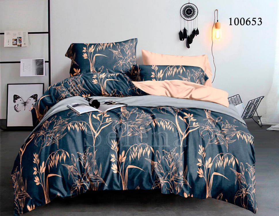 

Постельное белье бязь люкс Selena Сон трава 2 100653 Семейный