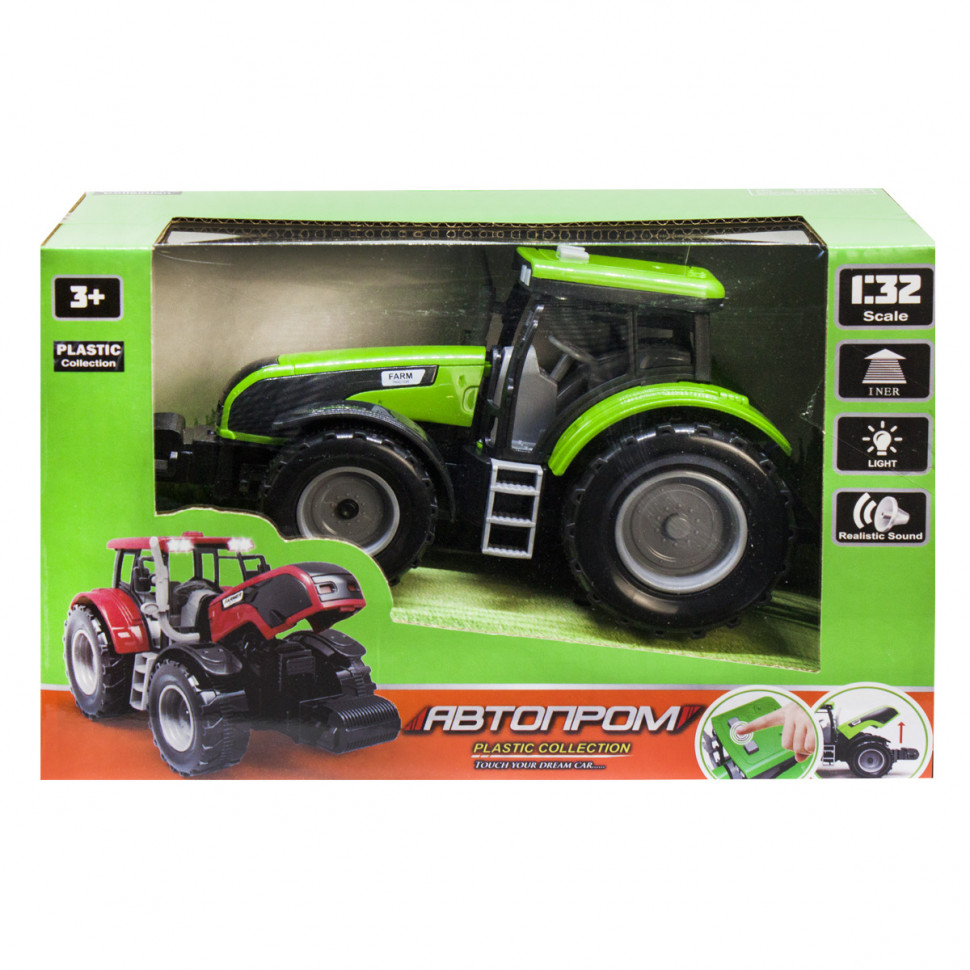 

Игрушка трактор "АВТОПРОМ" инерционный 7923(Green)