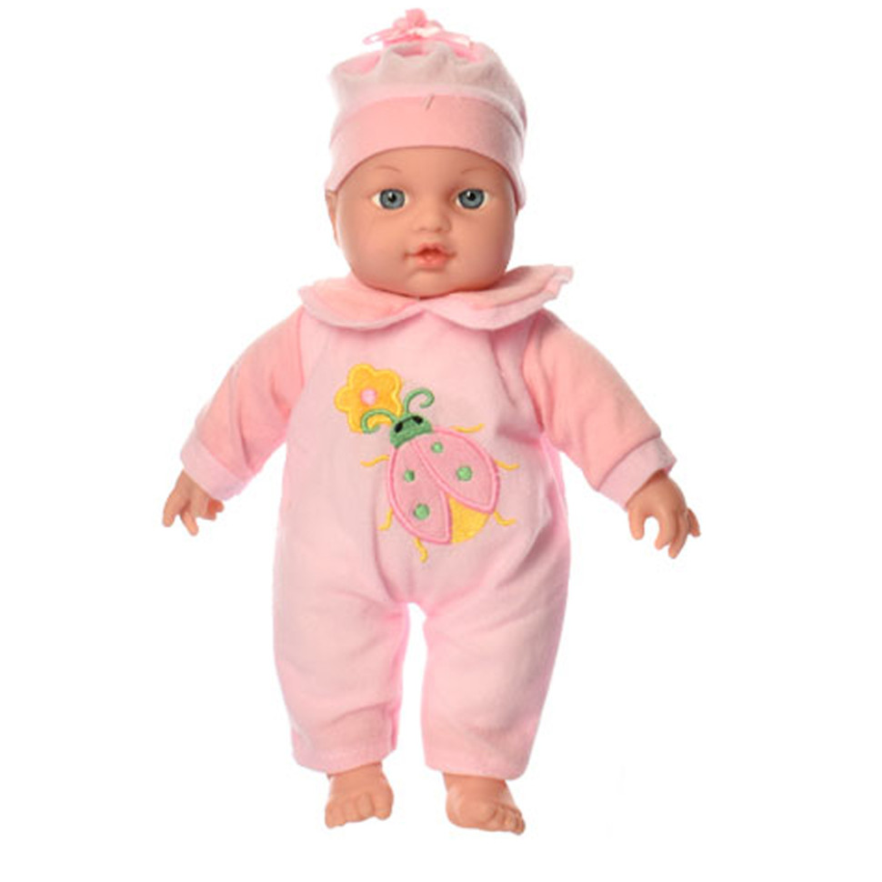 

Кукла пупс мягкая (Божья коровка Розовый) 580-Q-T-1(Pink)