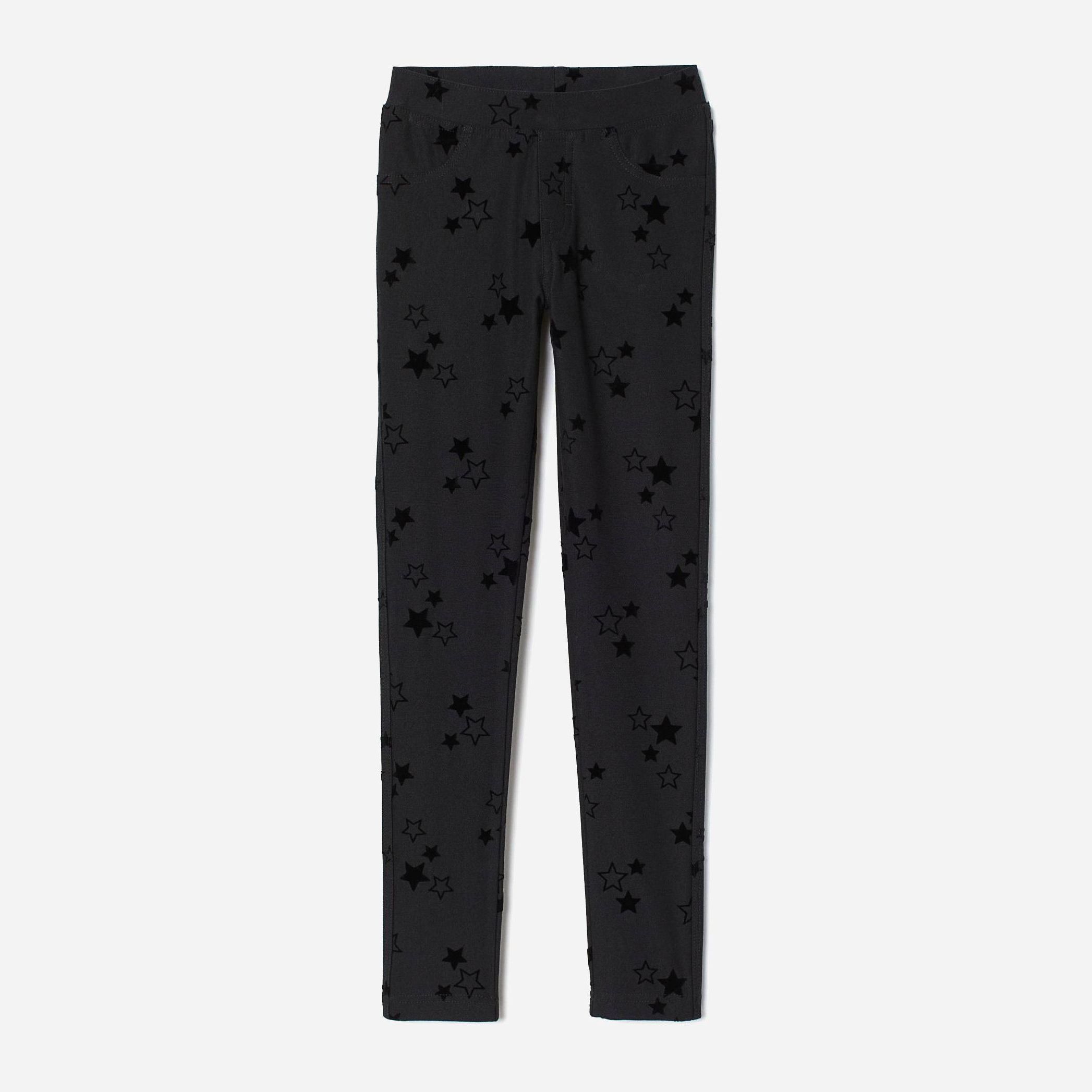 

Джеггинсы H&M 911-795820 140 см Черный/Звезды