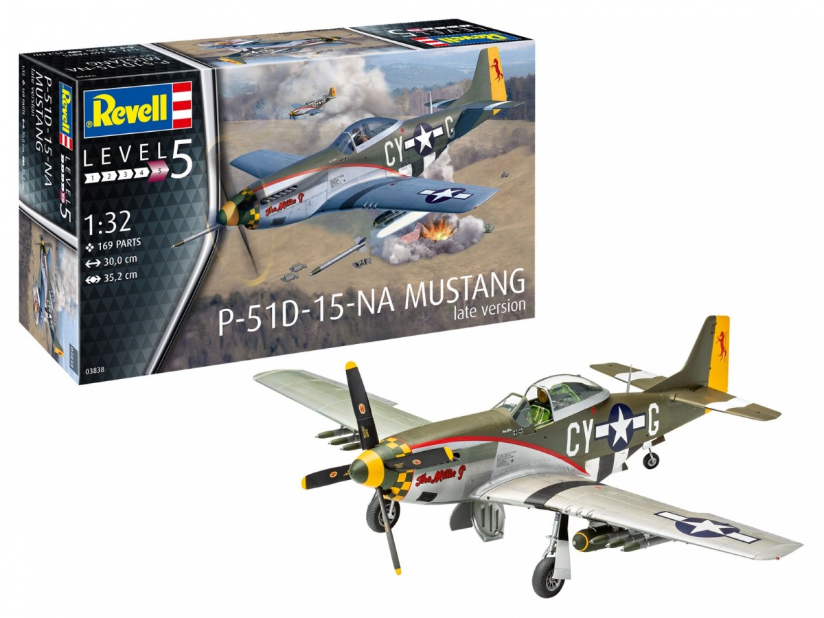 

Сборная модель Revell Самолет P-51 D Mustang поздняя версия (03838)