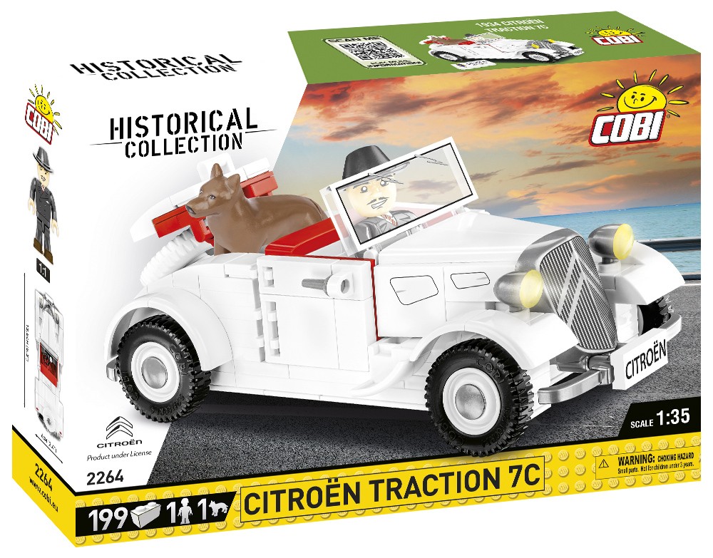 

Конструктор COBI HC WWII 1934 Citroen Traction 7C (2264)