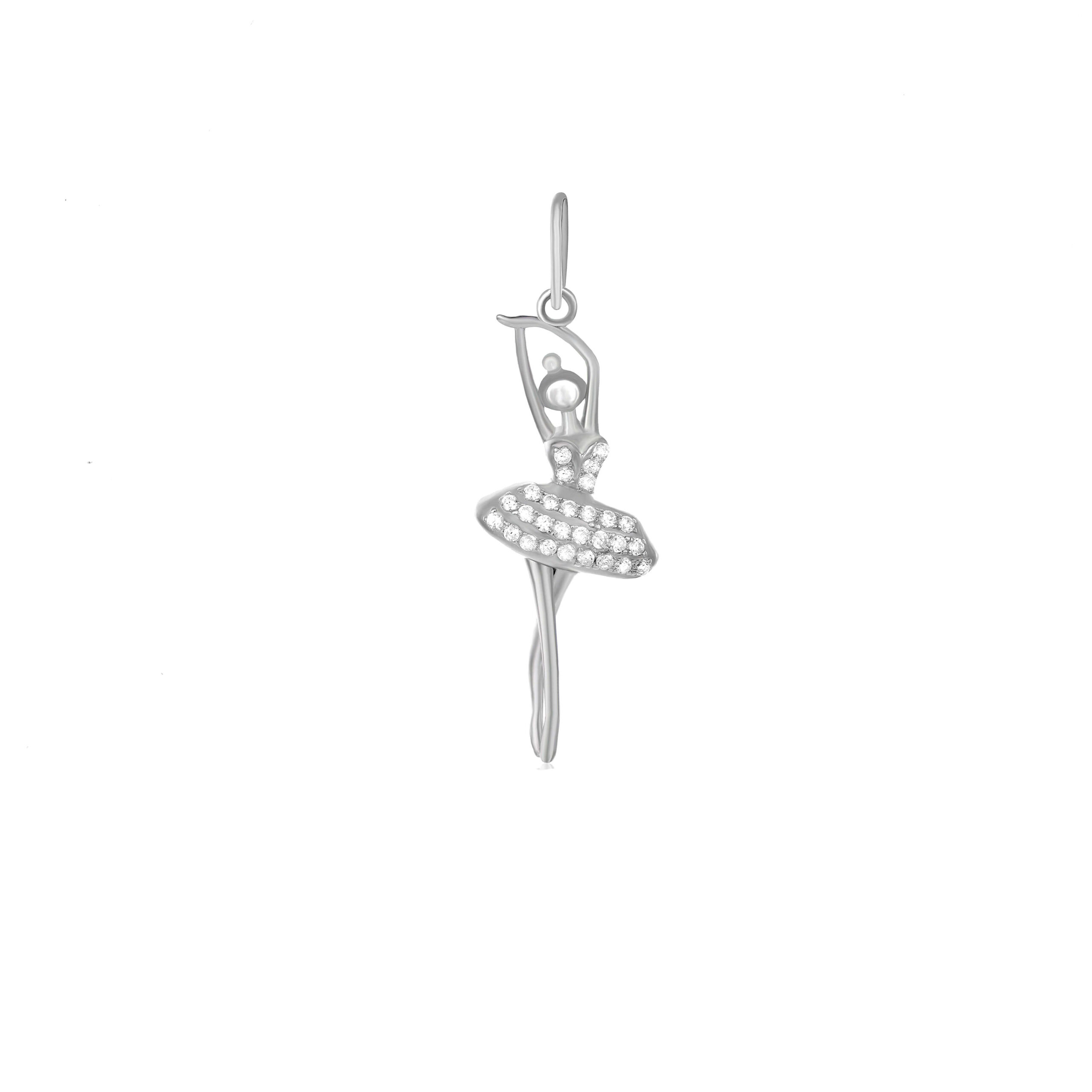 

Серебряная подвеска Балерина КАМЕЯ 37640922.312.P2F145