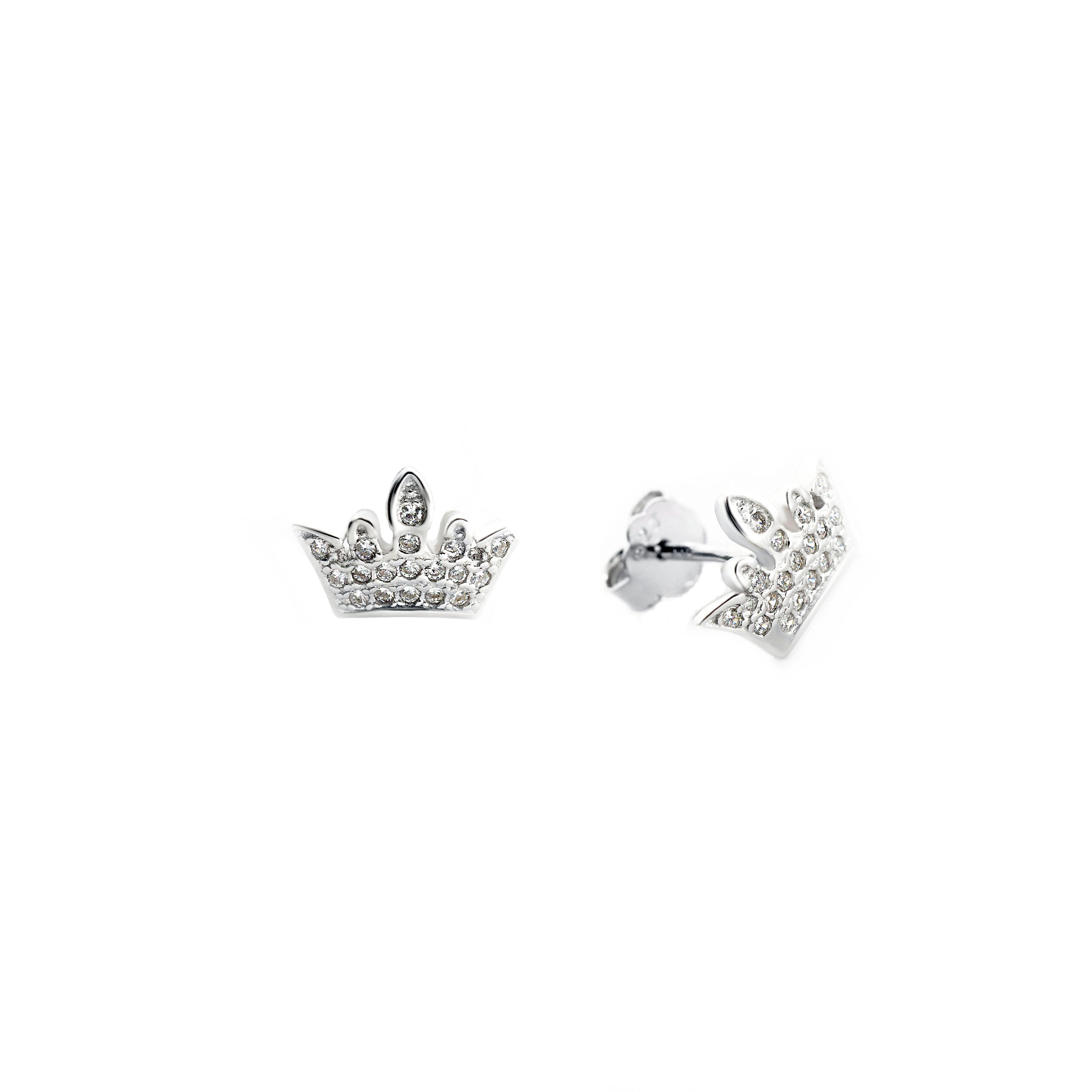 

Серебряные серьги пусеты Корона КАМЕЯ 27600922.312.S2F1093