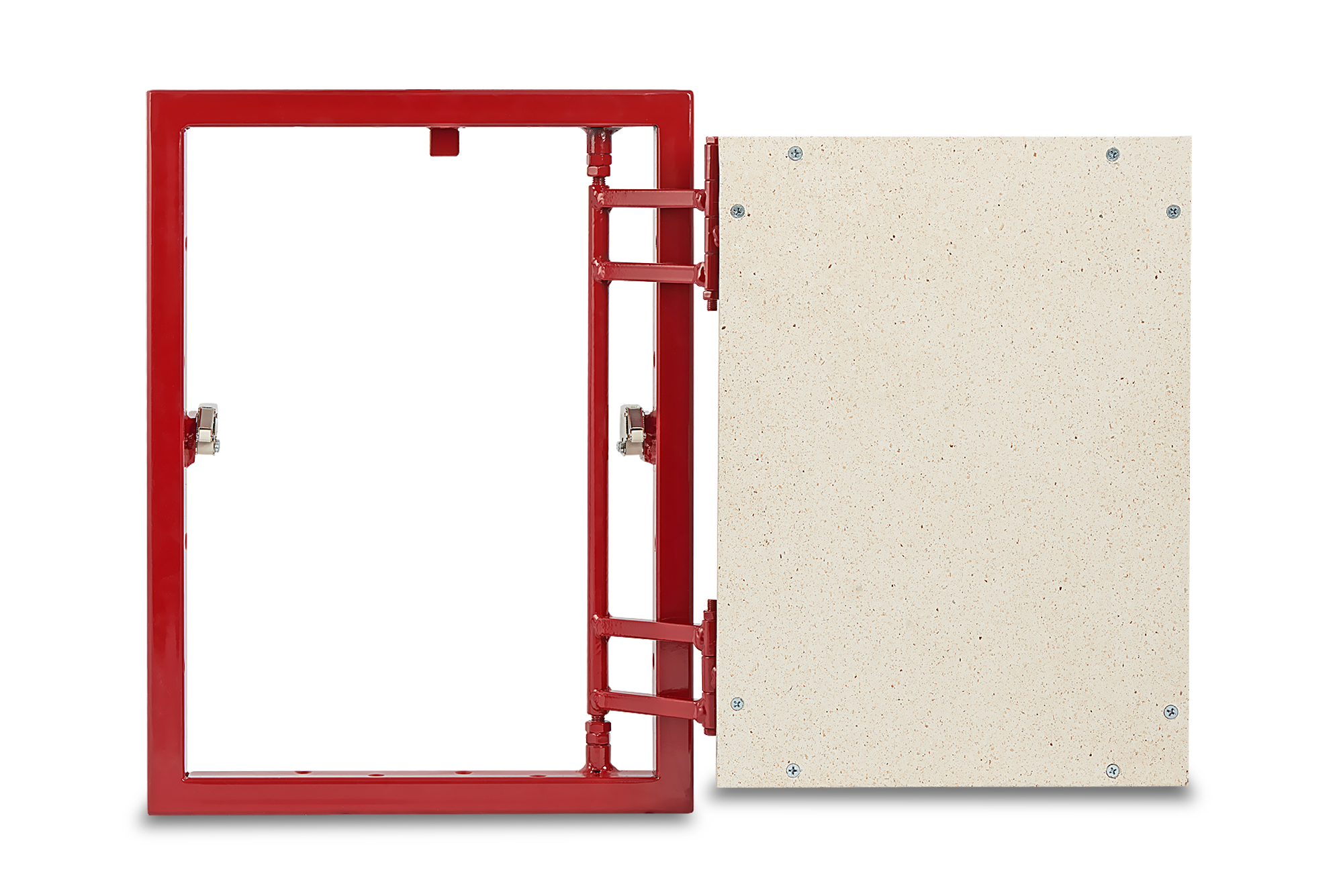 

Люк-невидимка сдвижной с регулировкой дверцы Ткбуд красный 360х250