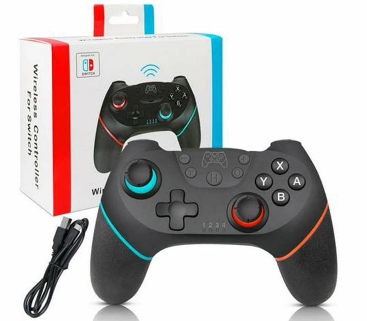 

Геймпад Bluetooth CHT BT PRO с гироскопом для Nintendo Switch Black