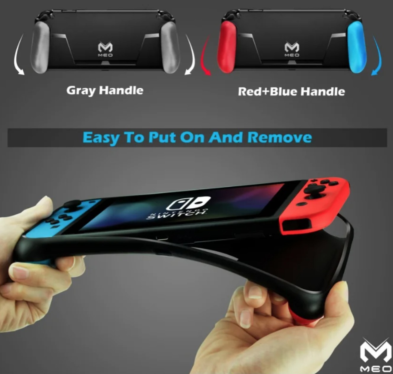 

Чехол GripCase MEO c ручками (2 набора) для Nintendo Switch