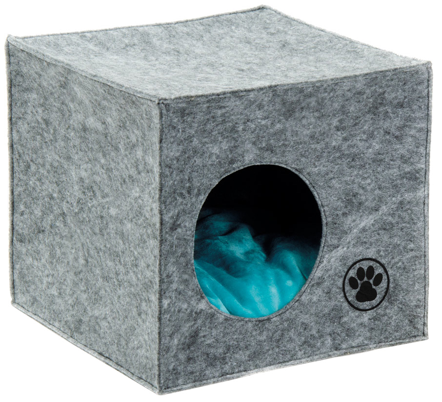 

Дом-лежак для собак и кошек Pet Fashion Грей 39х39х36 см Серый (4823082406500)