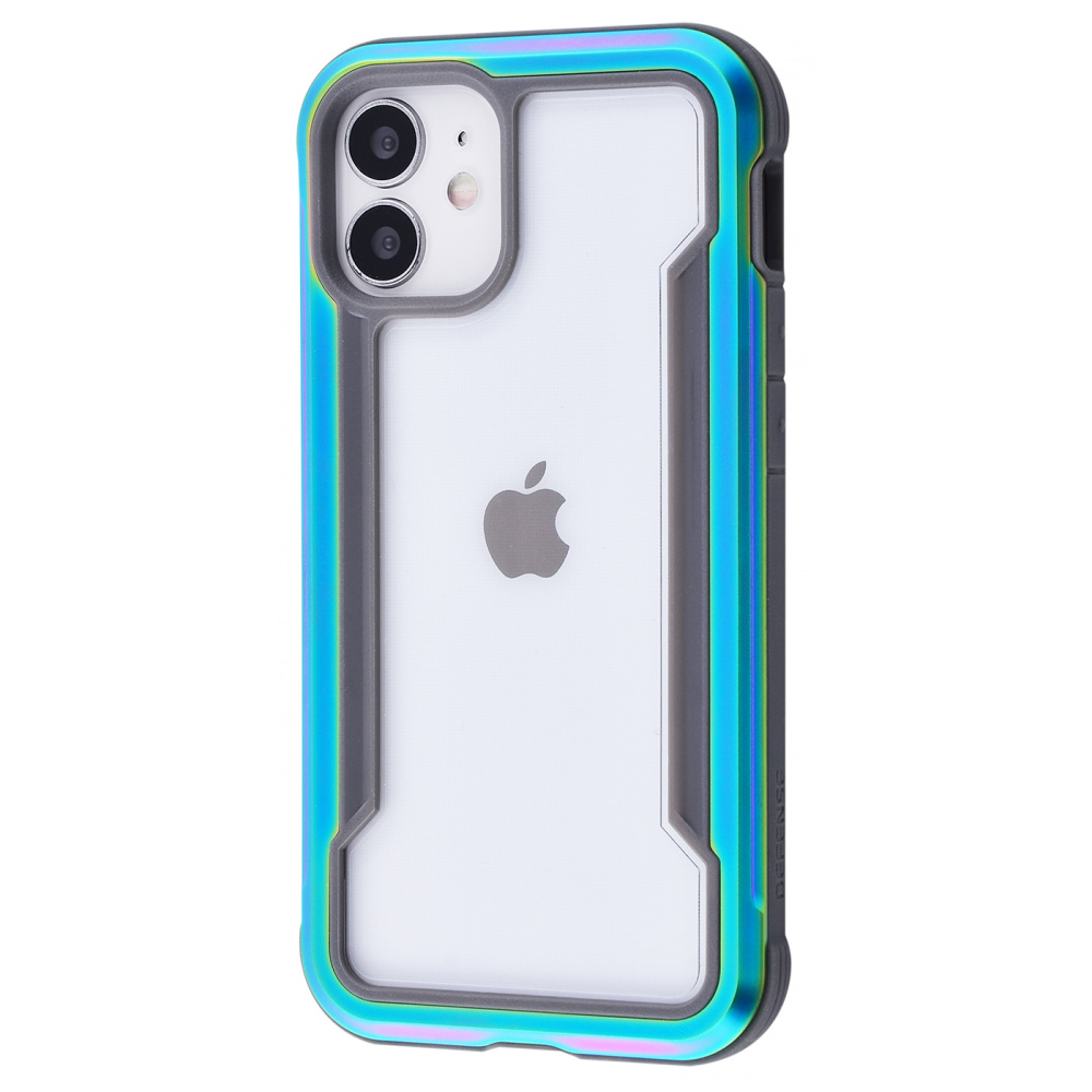 

Чехол противоударный Defense Shield Series (Metal+PC+TPU) iPhone 12 mini gradient Разноцветный
