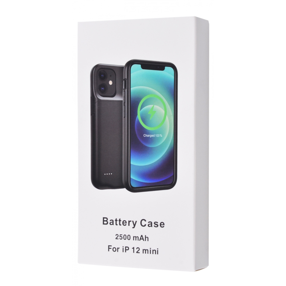 

Чехол PRC 2500 mAh iPhone 12 Mini black Черный