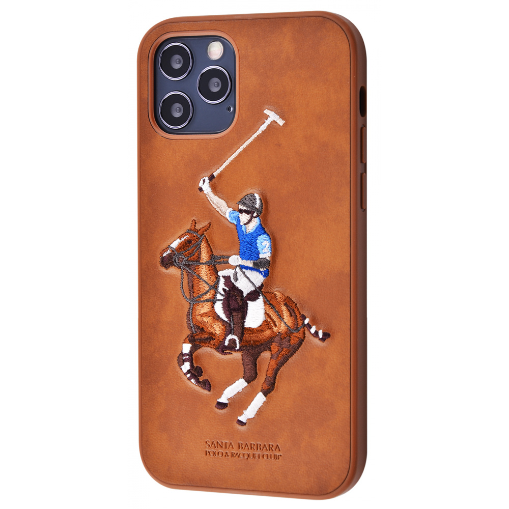 

Чехол Polo Jockey iPhone 12/12 Pro brown Коричневый
