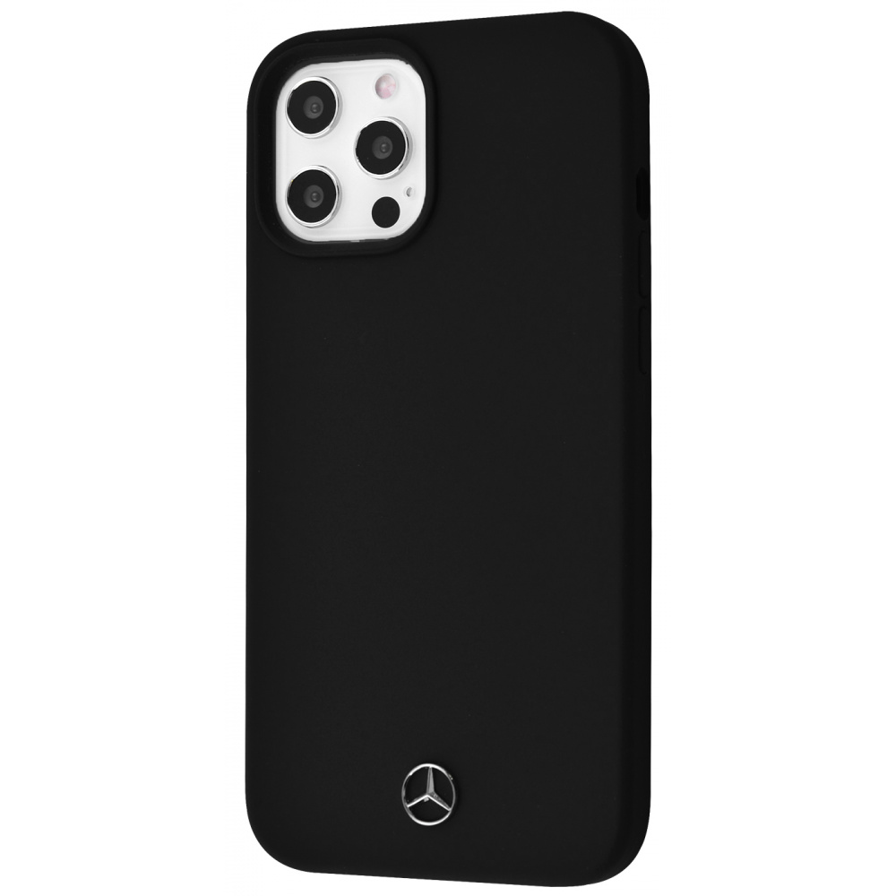 

Чехол PRC Silicone Mercedes-Benz Case iPhone 12 Pro Max black Черный