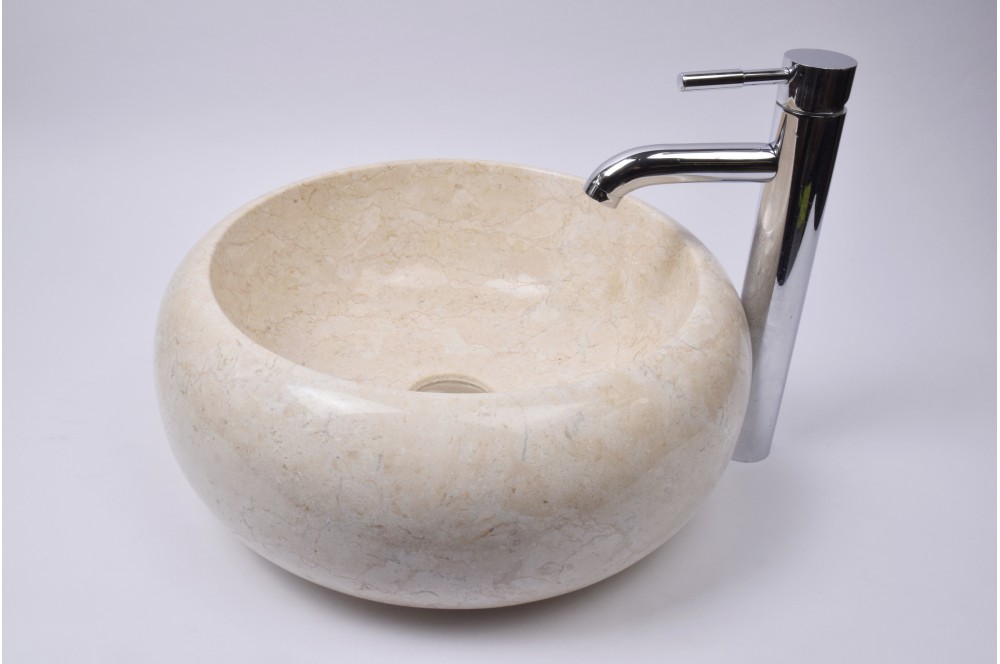 

Умивальник з каменю CREAM Industar s23-045-3 40 см Круглий