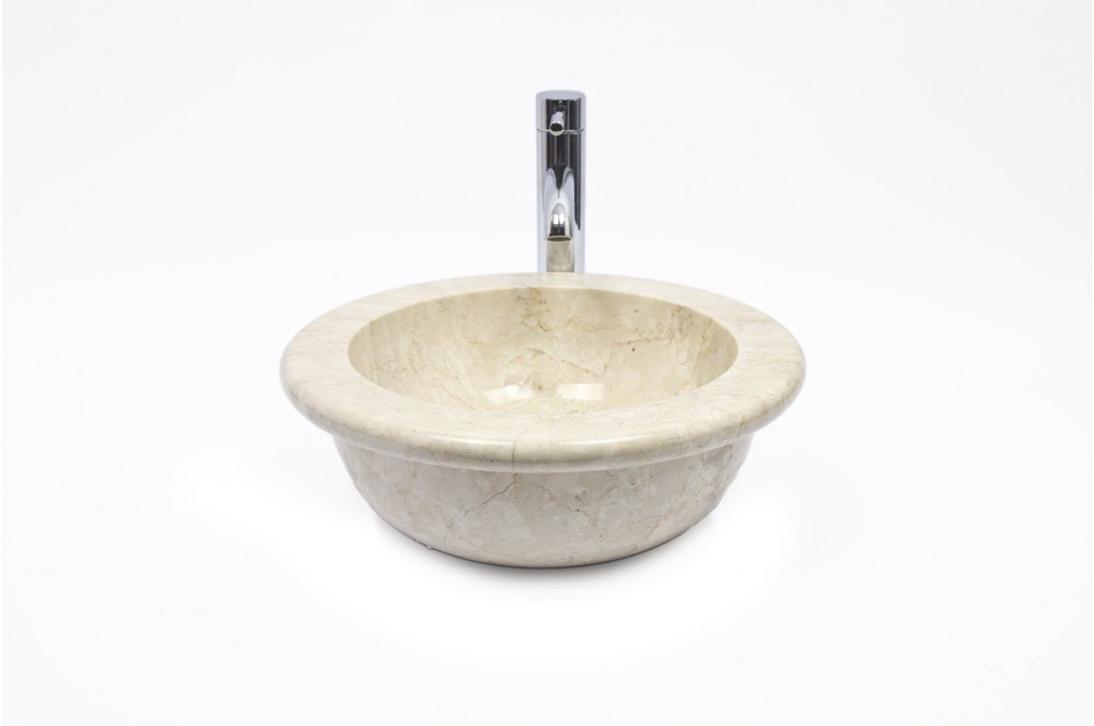 

Кам'яний умивальник CREAM Industar s23-053-3 40 см Круглий