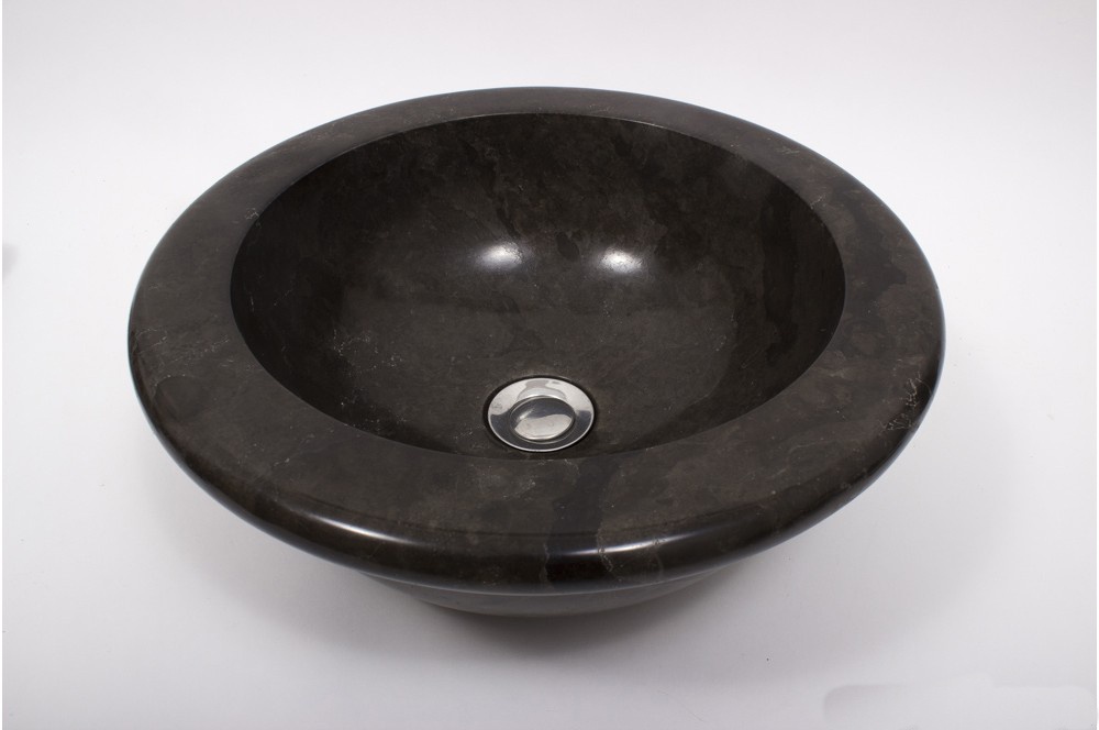 

Раковина з каменю BLACK Industar s21-004-4 40 см Кругла
