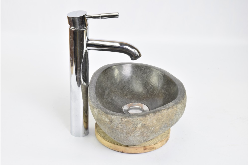 

Умивальник із каменю RIVER STONE Industar s20-4269-1 29 х 22 см Асиметрична