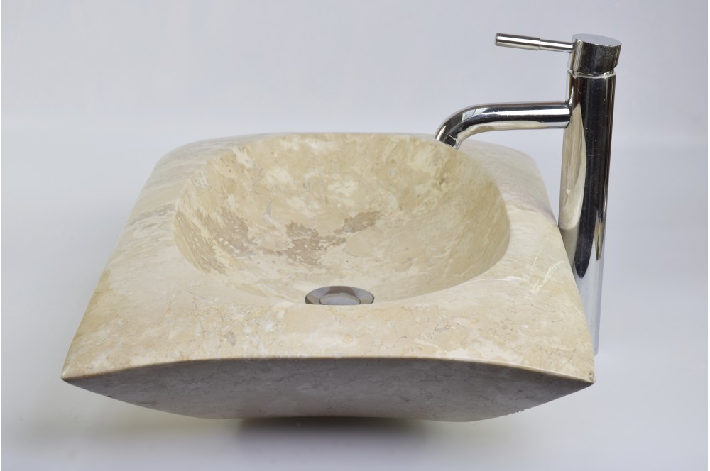 

Умивальник з каменю CREAM Industar s23-092-9 60 х 40 см Прямокутний