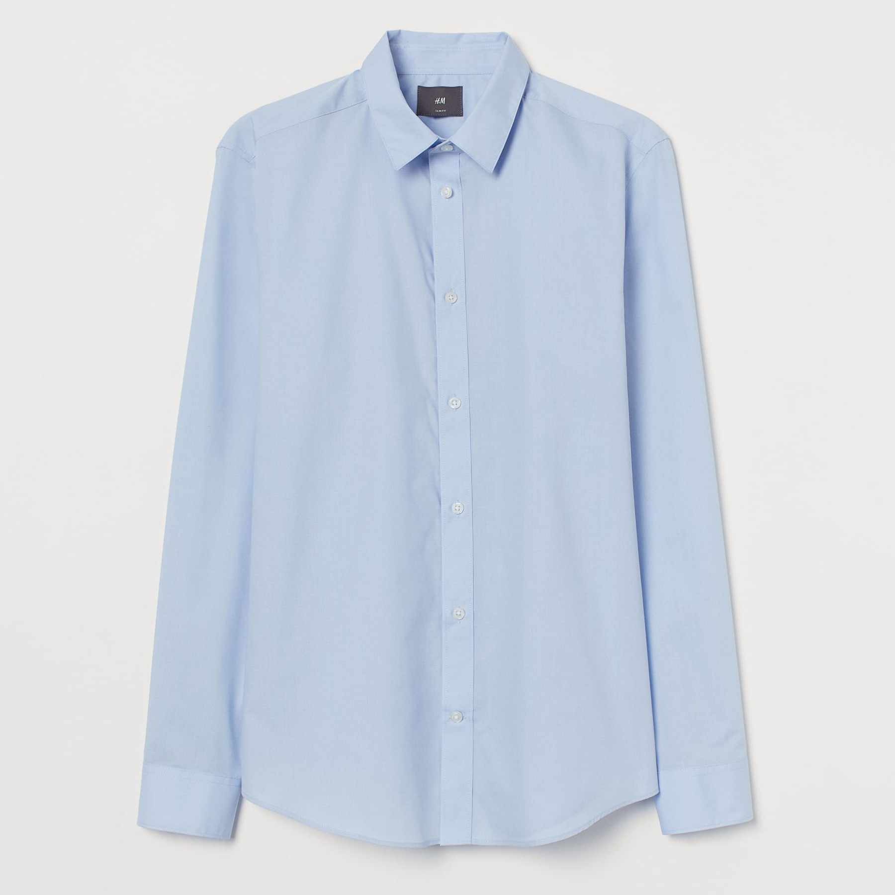 

Рубашка H&M 1211-7817580  Голубая, Рубашка H&M 1211-7817580 XS Голубая