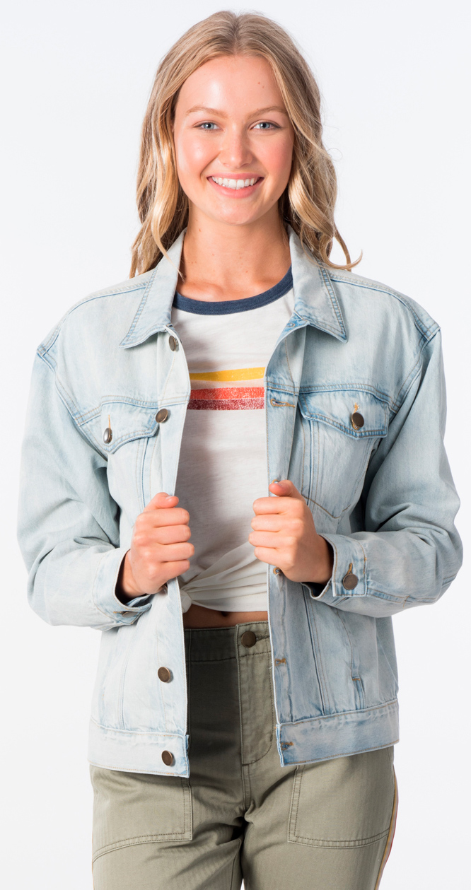 

Джинсовая куртка Rip Curl Keep On Surfin Denim Jack GJKNB9-2017 M Голубая