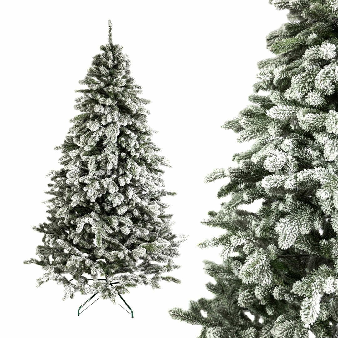 

Искусственная пышная 3D елка Ковалевская заснеженная (литая+снег) высота - 2.50 м