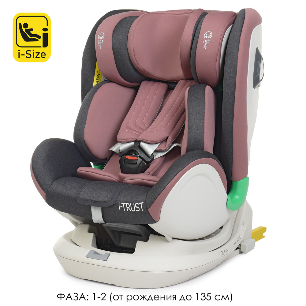 

Автокрісло дитяче El Camino ME 1081 i-TRUST Pale Pink