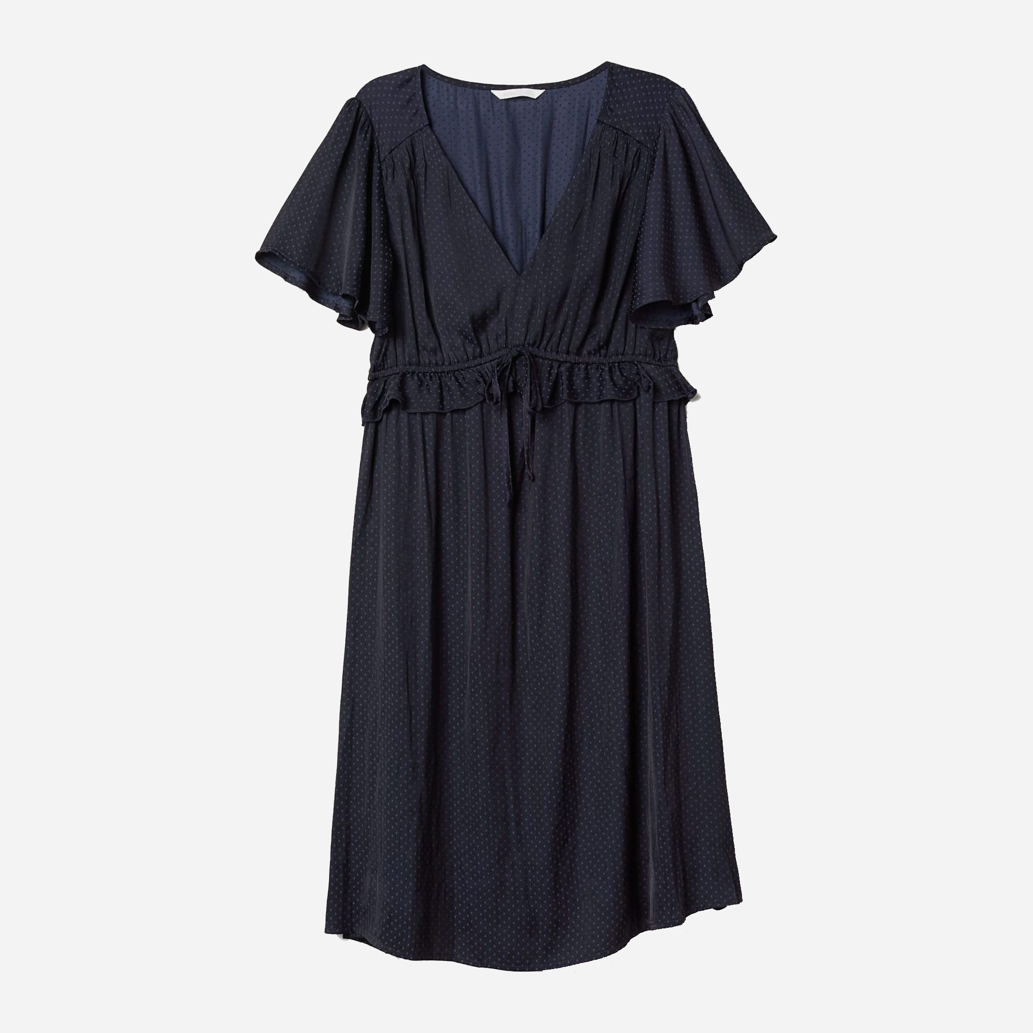 Акція на Сукня для вагітних міні літня жіноча H&M 6404188log XS Темно-синя від Rozetka