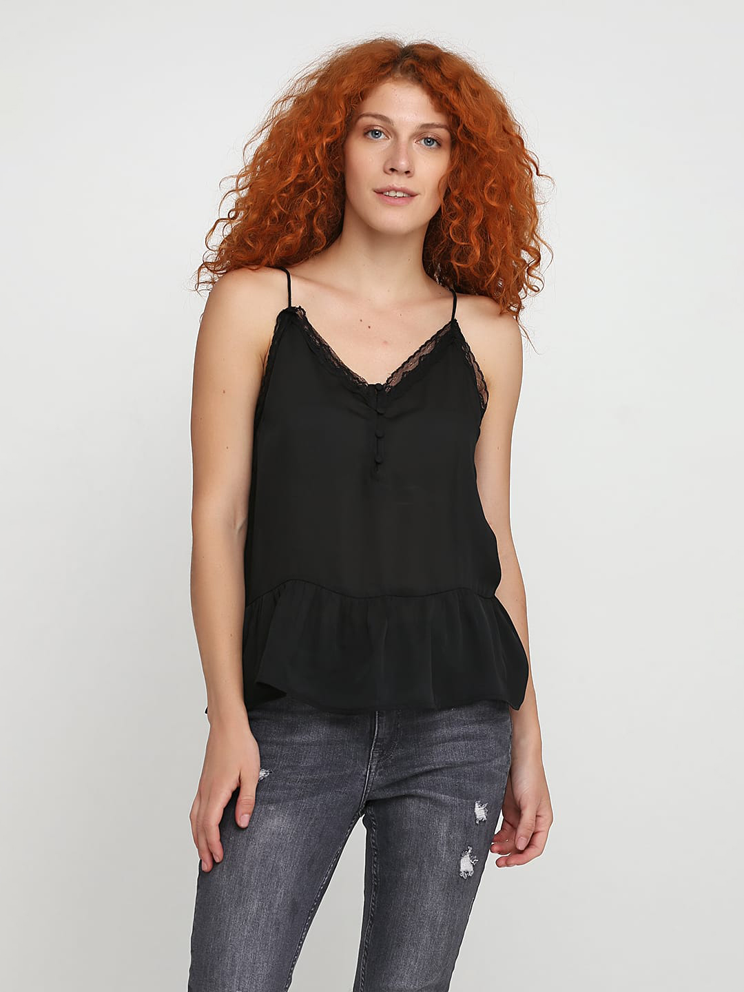 

Топ H&M 6856858RP3  Черный, Топ H&M 6856858RP3 40 Черный