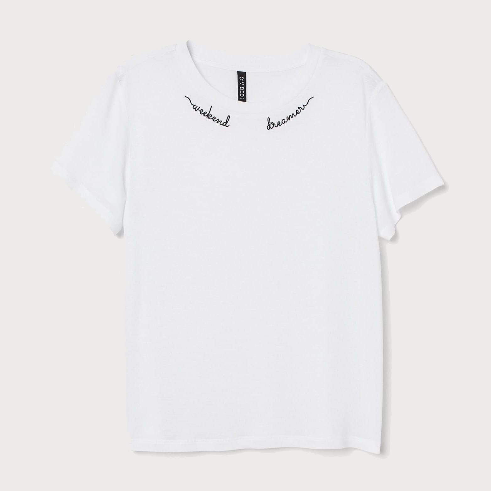 

Футболка H&M 7532100log  Белая, Футболка H&M 7532100log S Белая