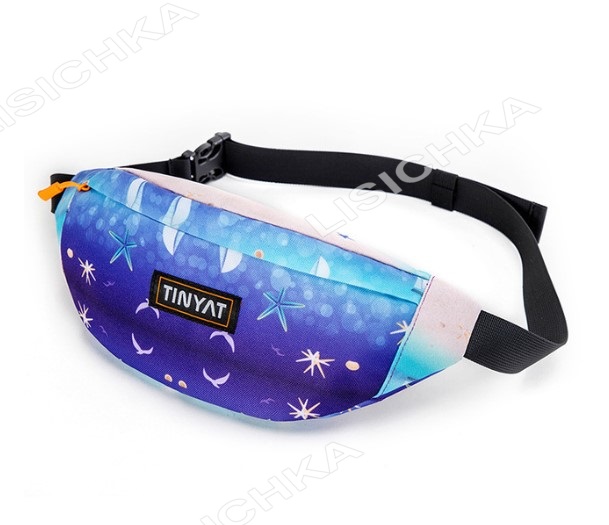 

Сумка на пояс TINYAT поясная сумка (бананка), морская расцветка