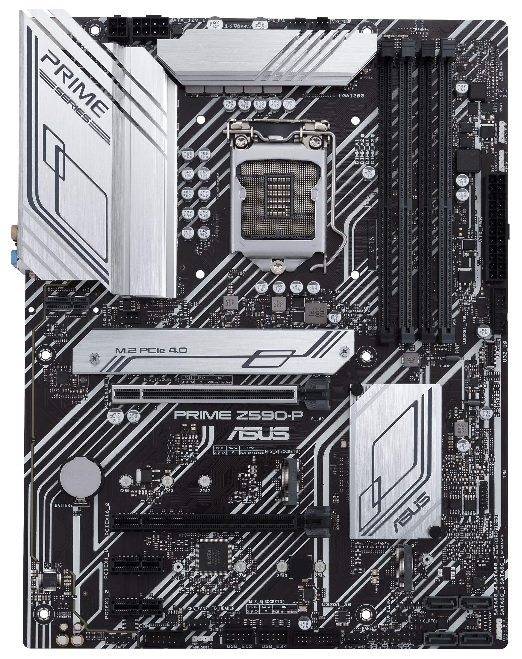 

Материнська плата Asus Prime Z590-P (s1200, Intel Z590) ATX (6664228)