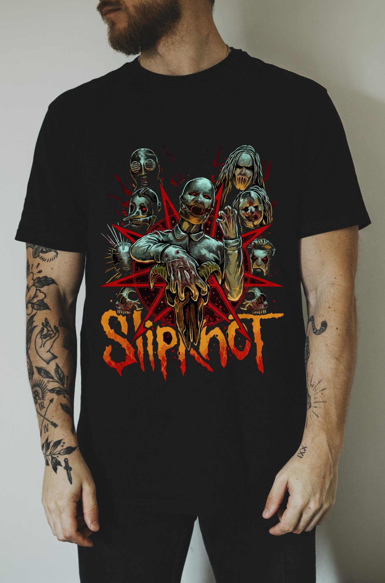 

Футболка Stedman Rock Series Slipknot Слипнот 002  Черная, Футболка Stedman Rock Series Slipknot Слипнот 002 M Черная