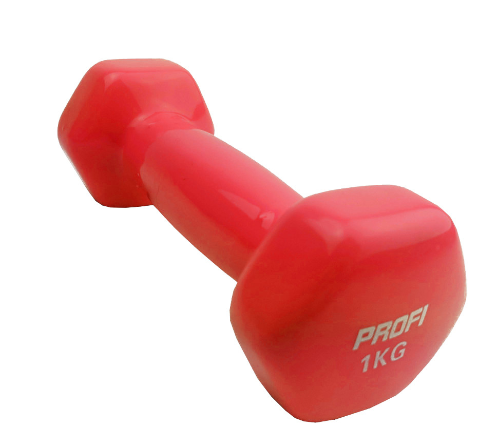 

Гантель с виниловым покрытием 1кг (Красный) M 0289(Red)
