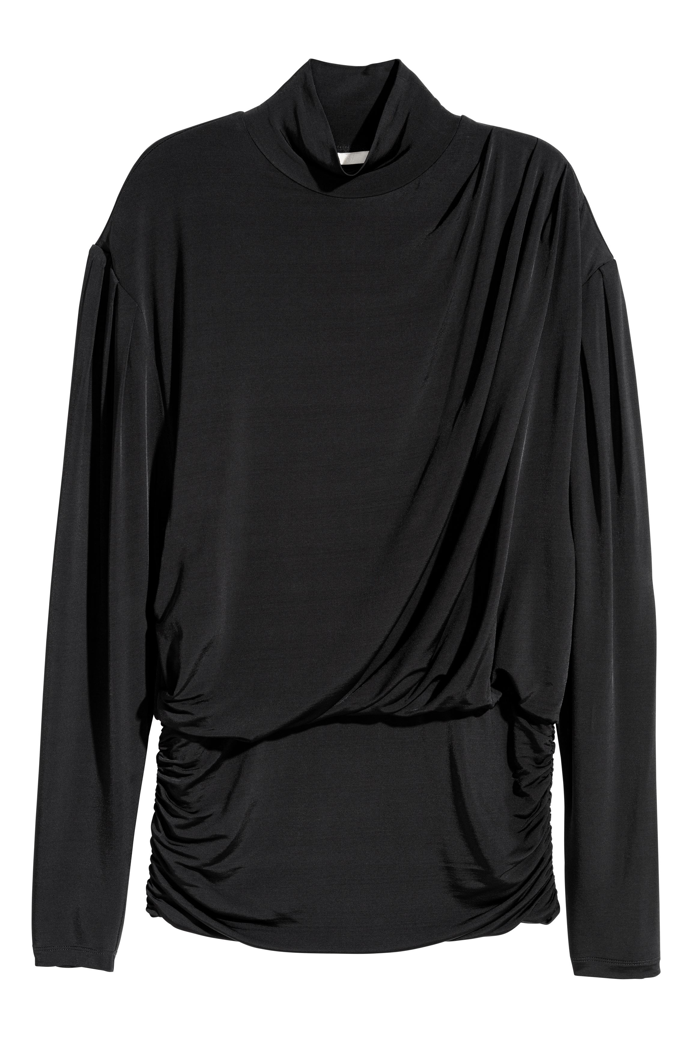 

Блуза H&M  Черный 0593970_02, Блуза H&M 34 Черный 0593970_02