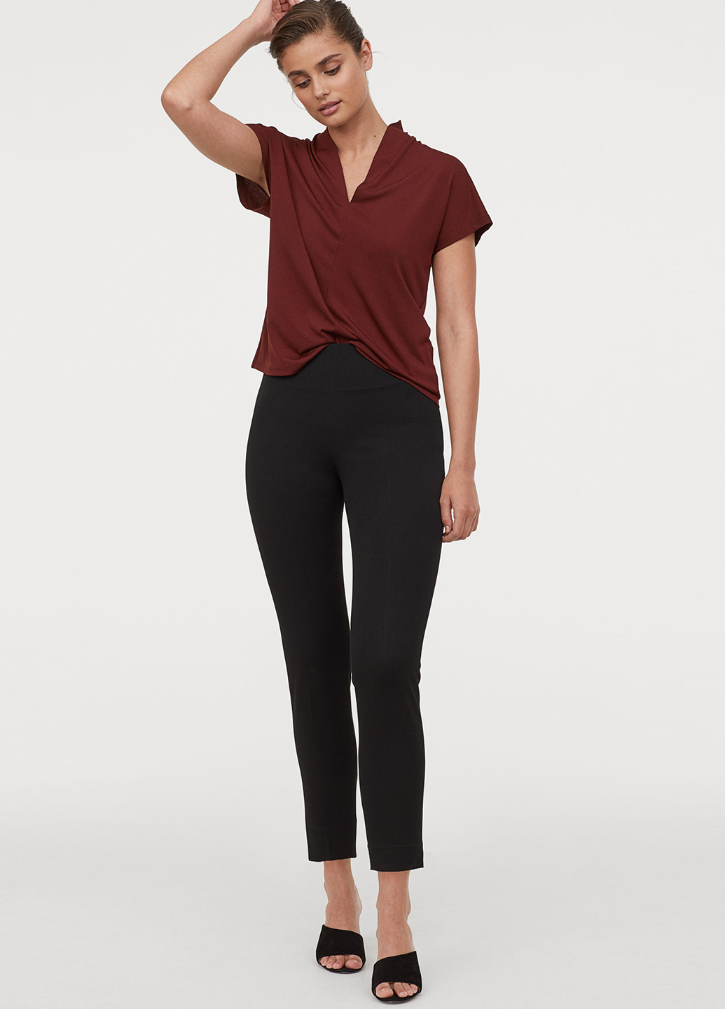 

Брюки H&M  Черный 0655784_01, Брюки H&M 38 Черный 0655784_01