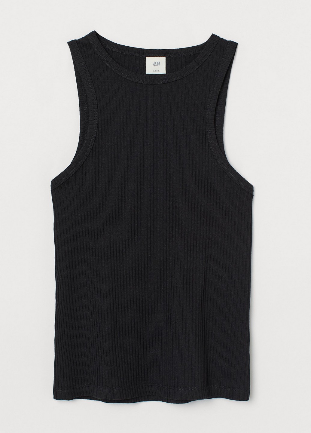 

Майка H&M  Черный 0879965_черный_01, Майка H&M L Черный 0879965_черный_01