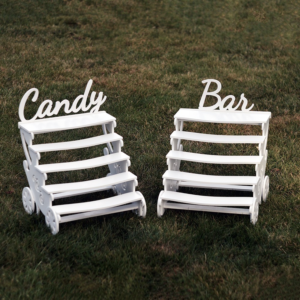 

Комплект фуршетних підставок "Candy Bar" Moravia біла