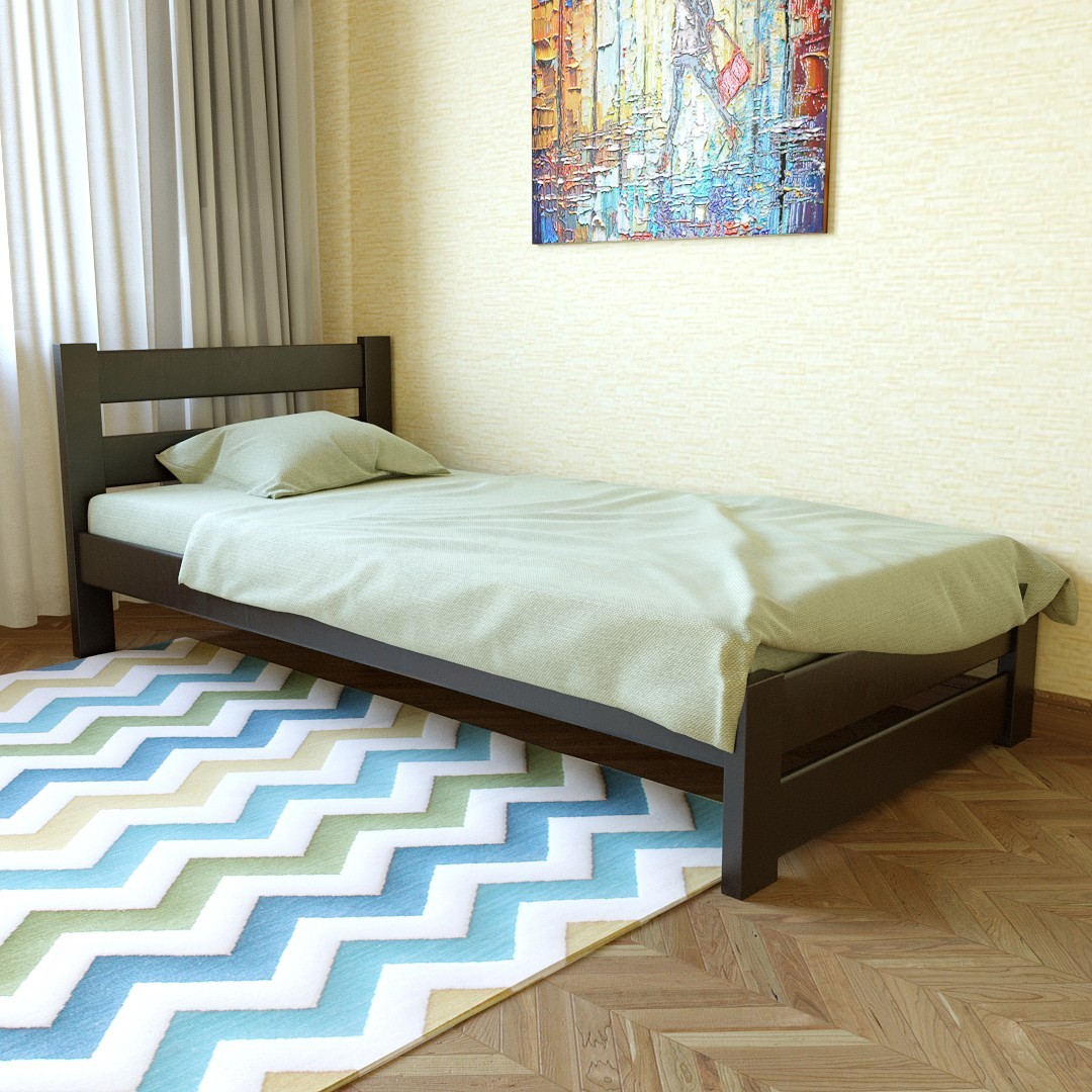 

Односпальная кровать MEBLIUS Cимпл 90 см x 200 см Венге