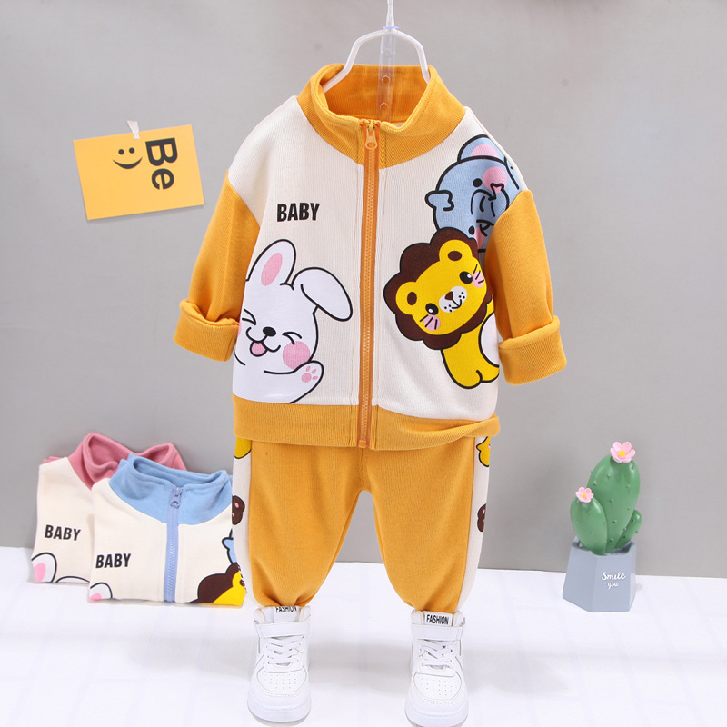 

Костюм детский двойка с ярким принтом BABY 100см Желтый (12571)