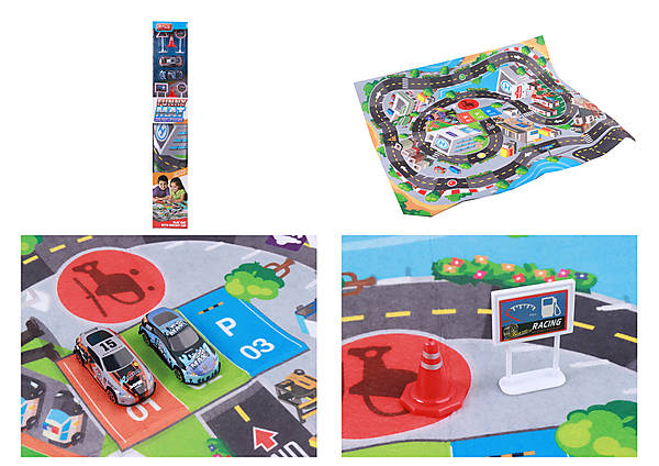 

Игровой коврик "Rally" + 2 машинки AToys (RC888-3)
