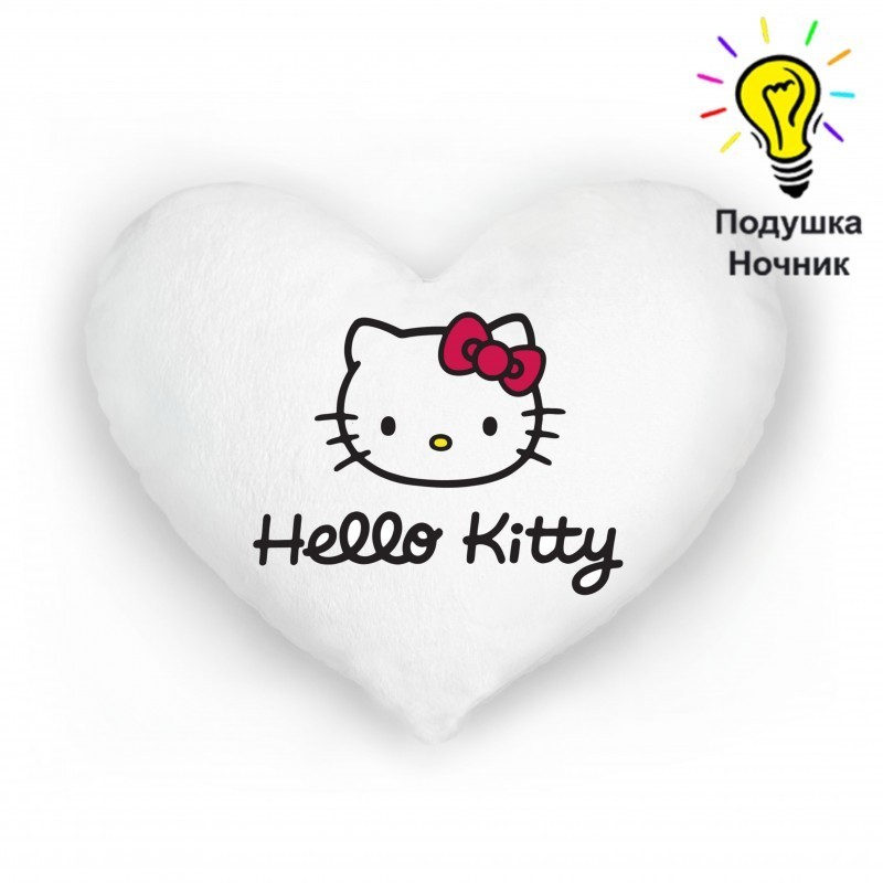 

Подушка ночник светильник Hello Kitty Хелло Китти