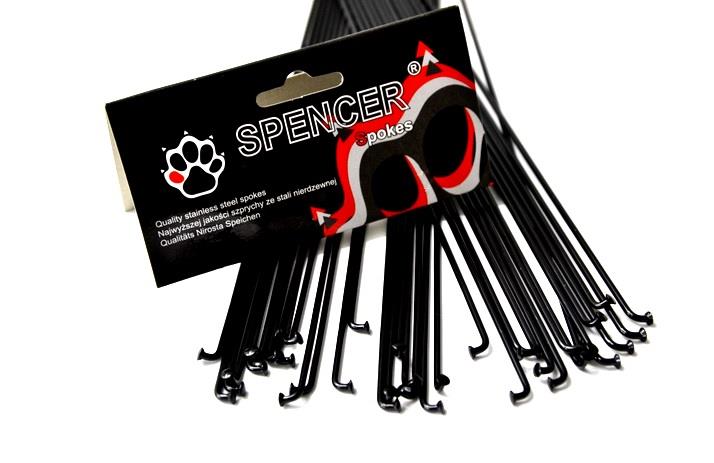 

Спицы Spencer 36шт, нержавеющие, 256мм, без ниппеля, черный (SZC256)