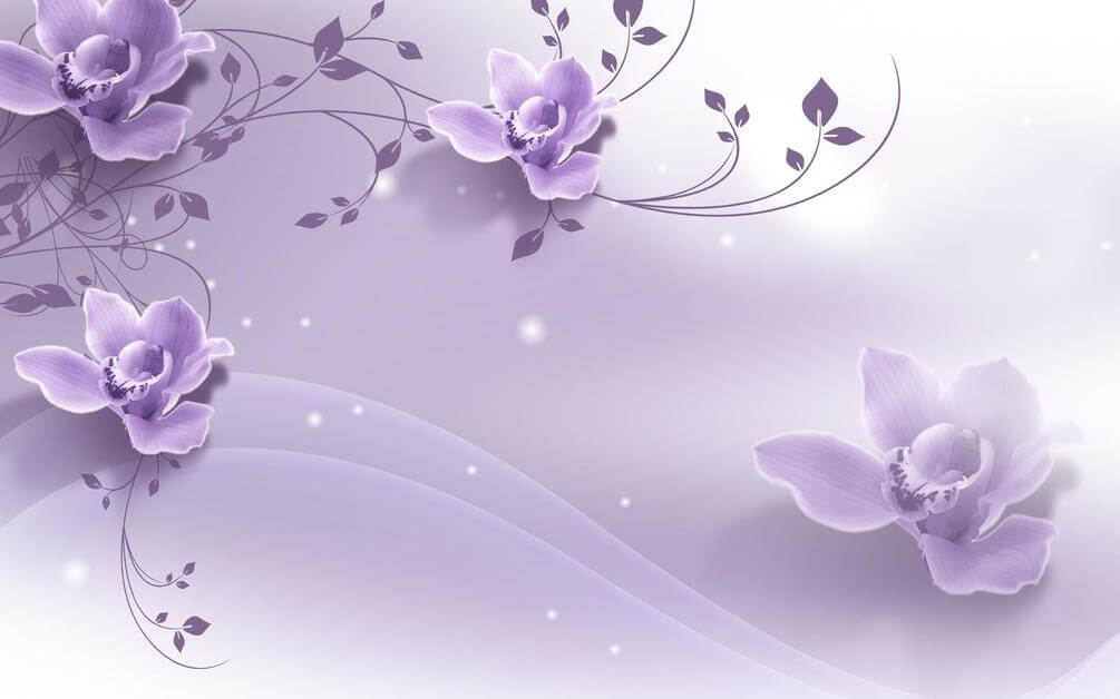 

Фотообои Арт-Обои Сиреневые орхидеи №36357 Нить