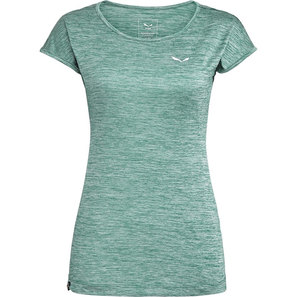 

Футболка Salewa Puez Melange Dry Wmn жіноча XL зелена