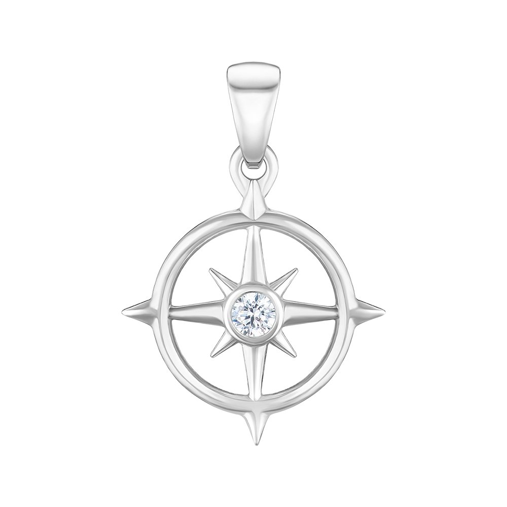 

Серебряный подвес с фианитом 000149576