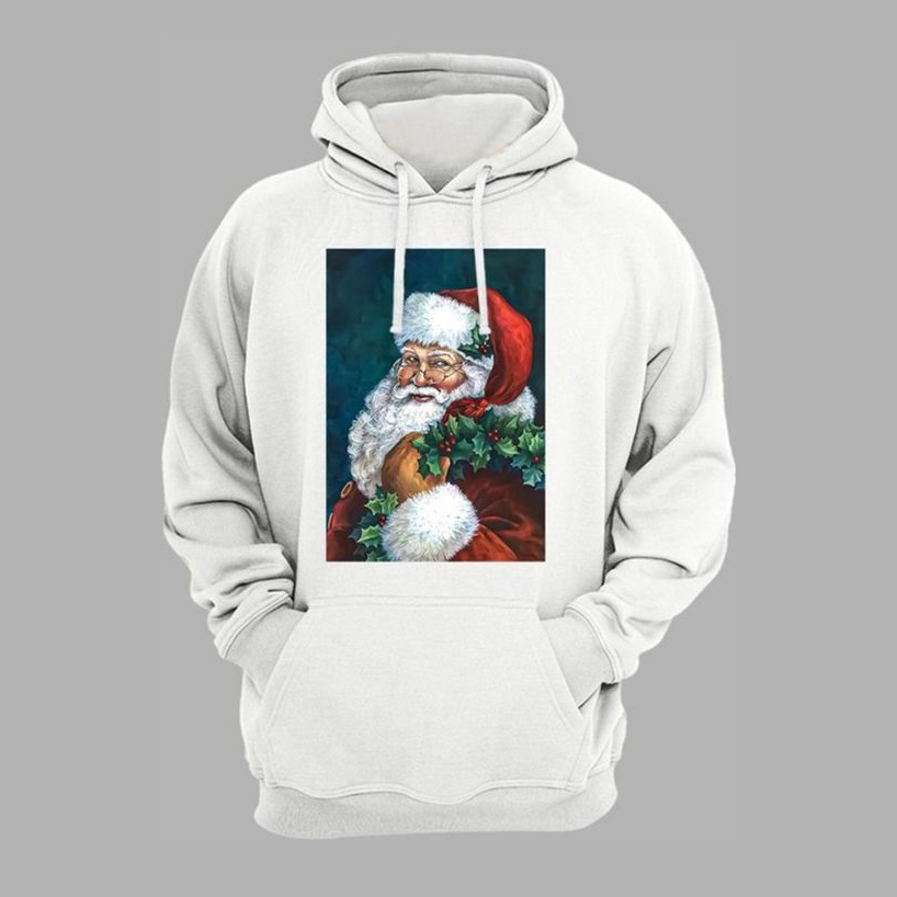 Акція на Худі жіноче JHK Santa Claus SWULKNG-WH/NG 2XL Біле від Rozetka