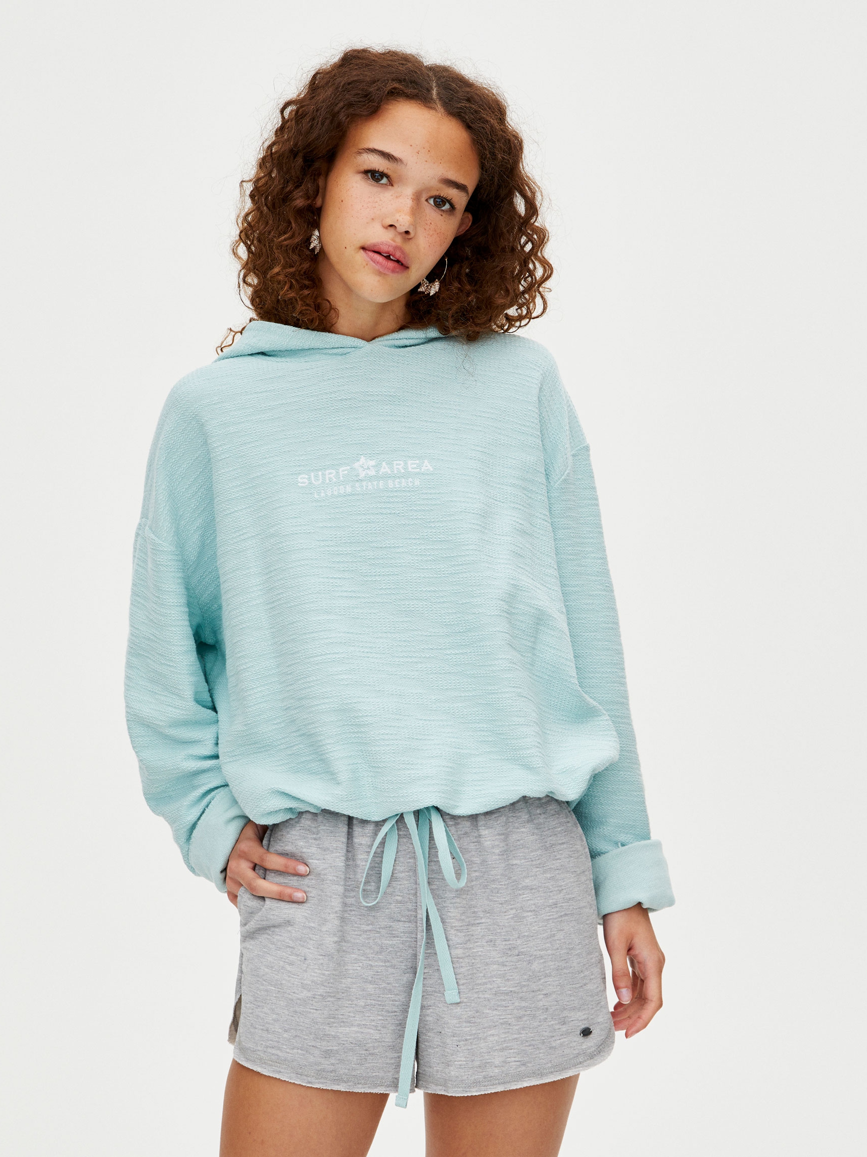 

Худи Pull & Bear 09596306512 M Голубой