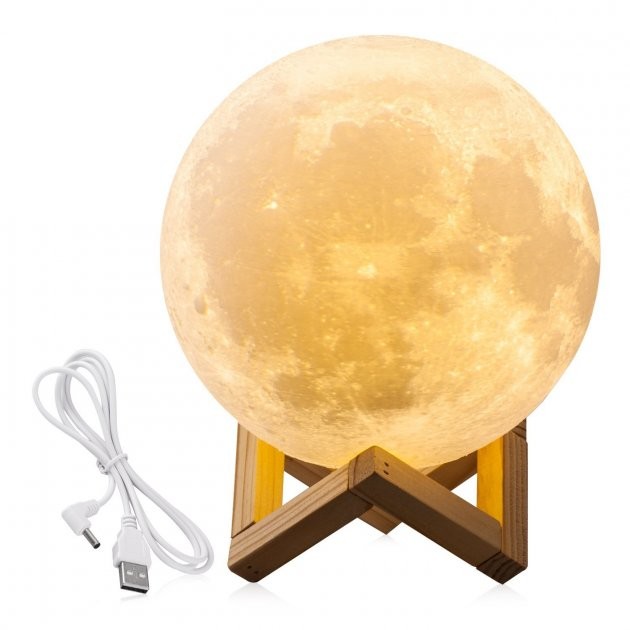 

Настольный светильник 3D MOON LAMP в форме Месяца, Magic 3D Moon UFT