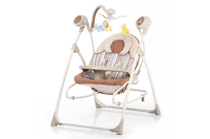 

Колиска-гойдалка 3в1 Carrello Nanny CRL-0005 Beige Stripe